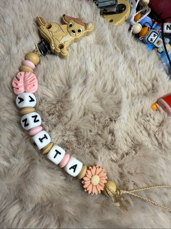 Attache tétine bambi