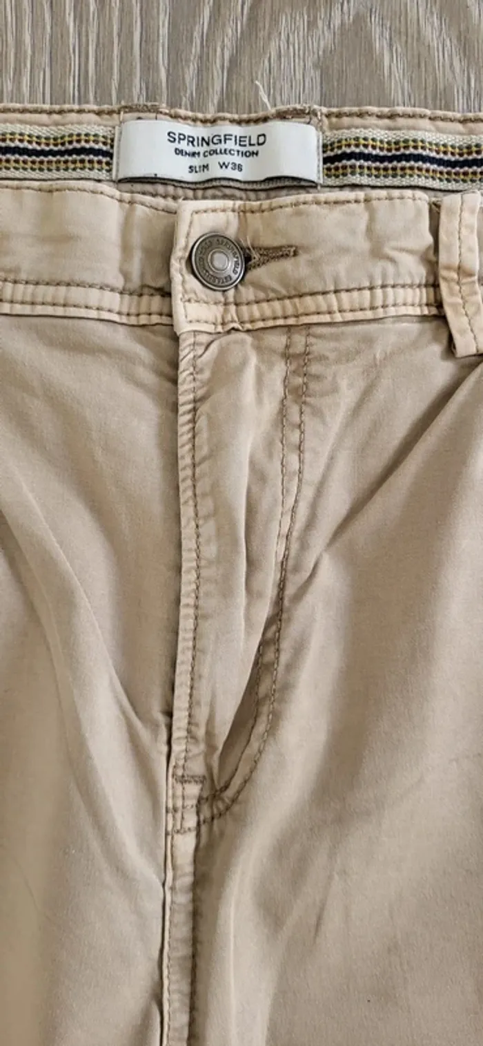 Pantalon slim beige W36 - photo numéro 2