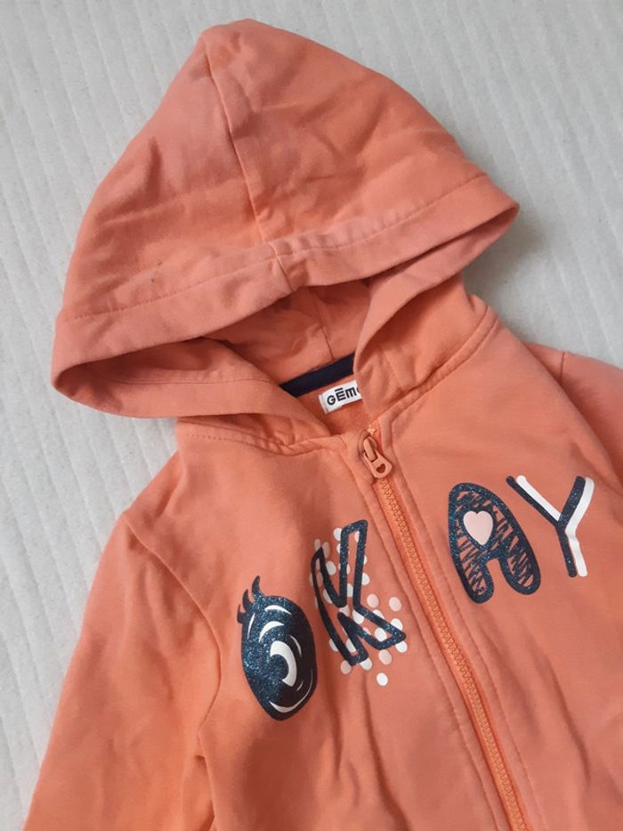 Gilet zippé à capuche Gémo 18 mois - photo numéro 3