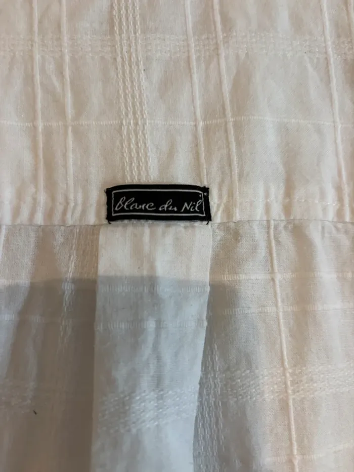 Très belle chemise Blanc du Nil taille L - 40 en très bon état - photo numéro 6