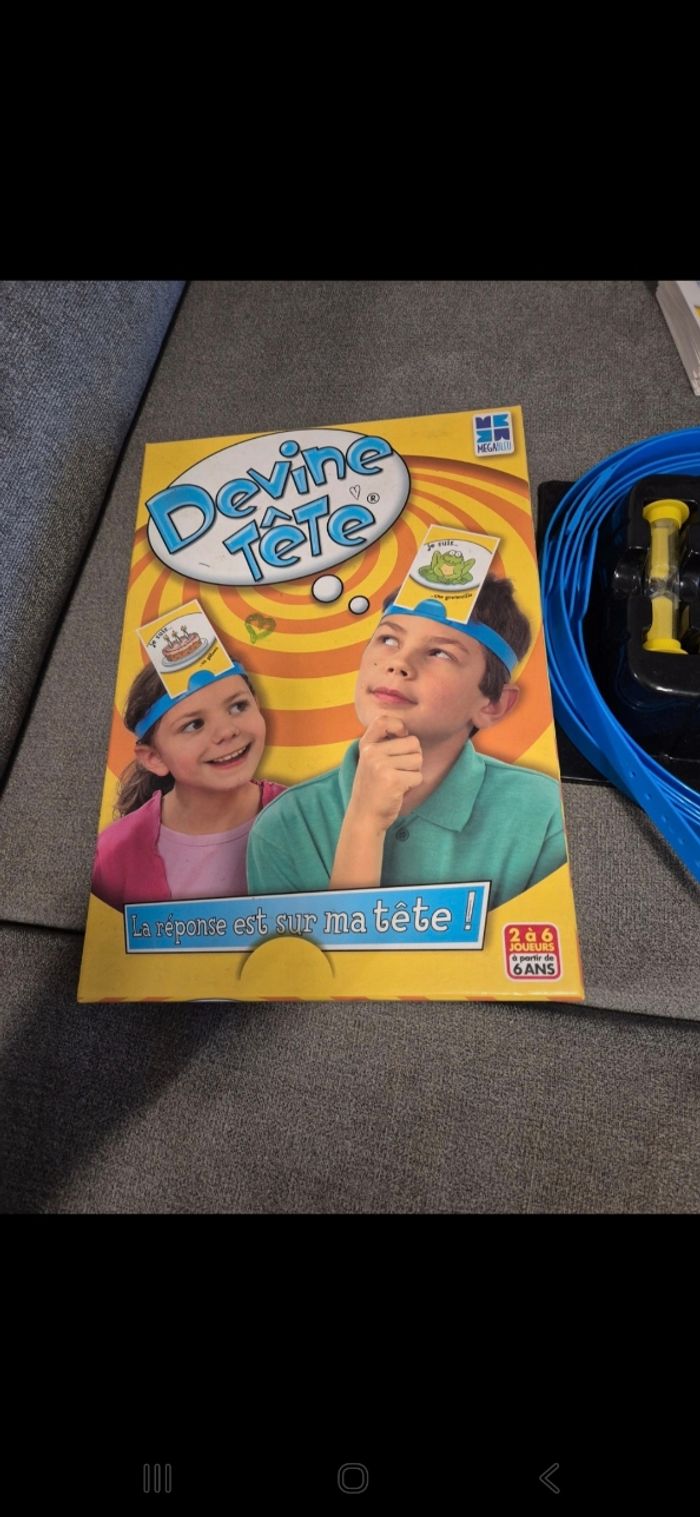 Jeu devine tête