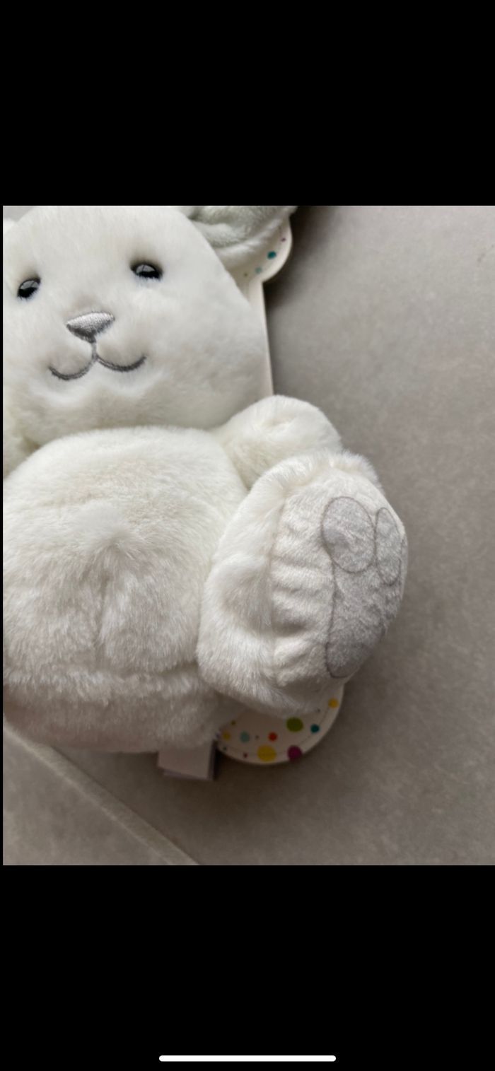 Doudou Peluche Lapin Gipsy Neuf - photo numéro 3