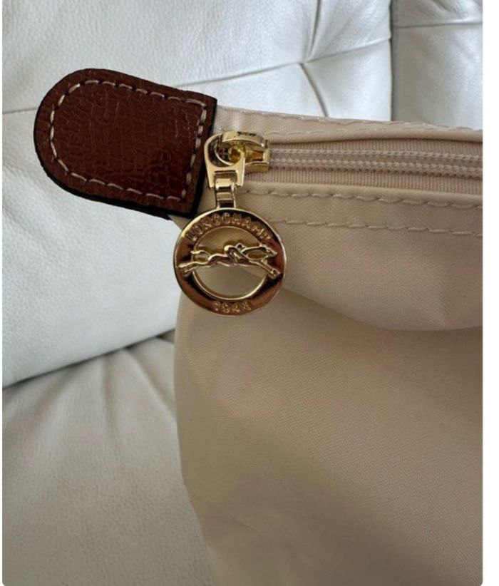 Sac Lonchamp taille L blanc crème - photo numéro 4