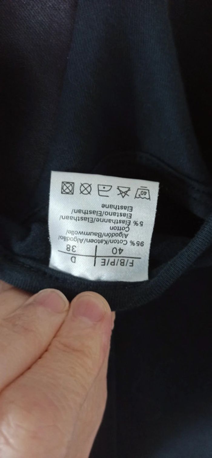 Robe coton noire taille 40 - photo numéro 4