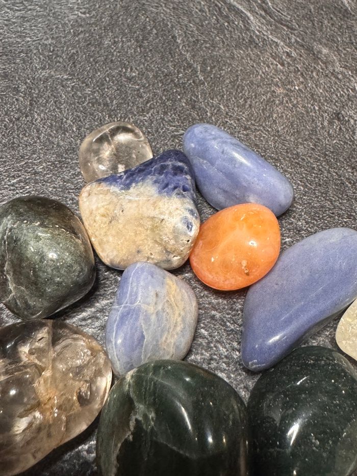 Lot de 180 g de Pierres Naturelles Polies – Collection de pierres variées – Idéales pour décoration et création - photo numéro 5