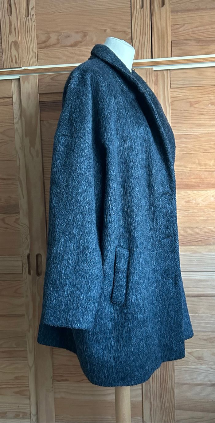Manteau oversize gris Tex Taille 48 neuf jamais porté - photo numéro 3