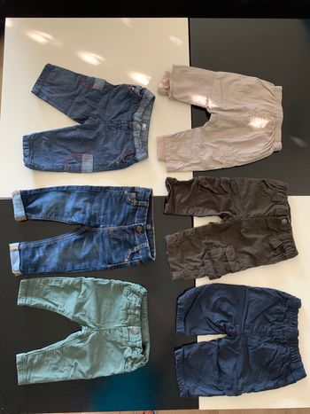 Lot de 6 pantalons 6 mois Parfait comme papa