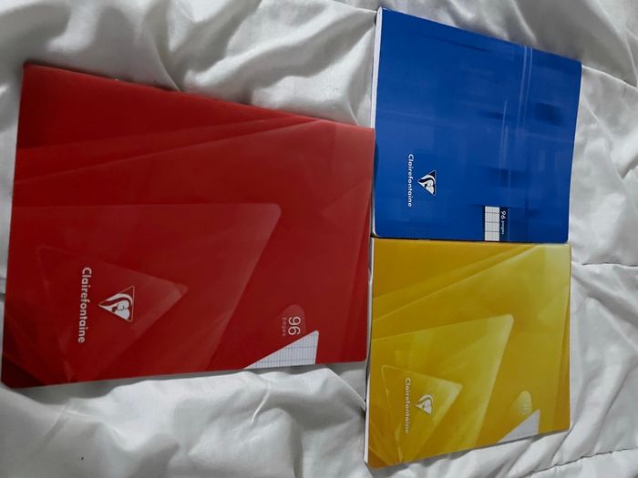 Lot cahier 96 pages 17x22 cm - photo numéro 2