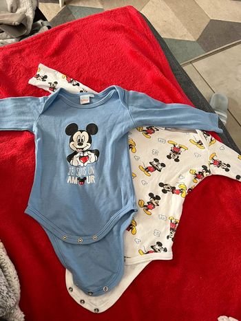 Lot de 2 bodies Mickey