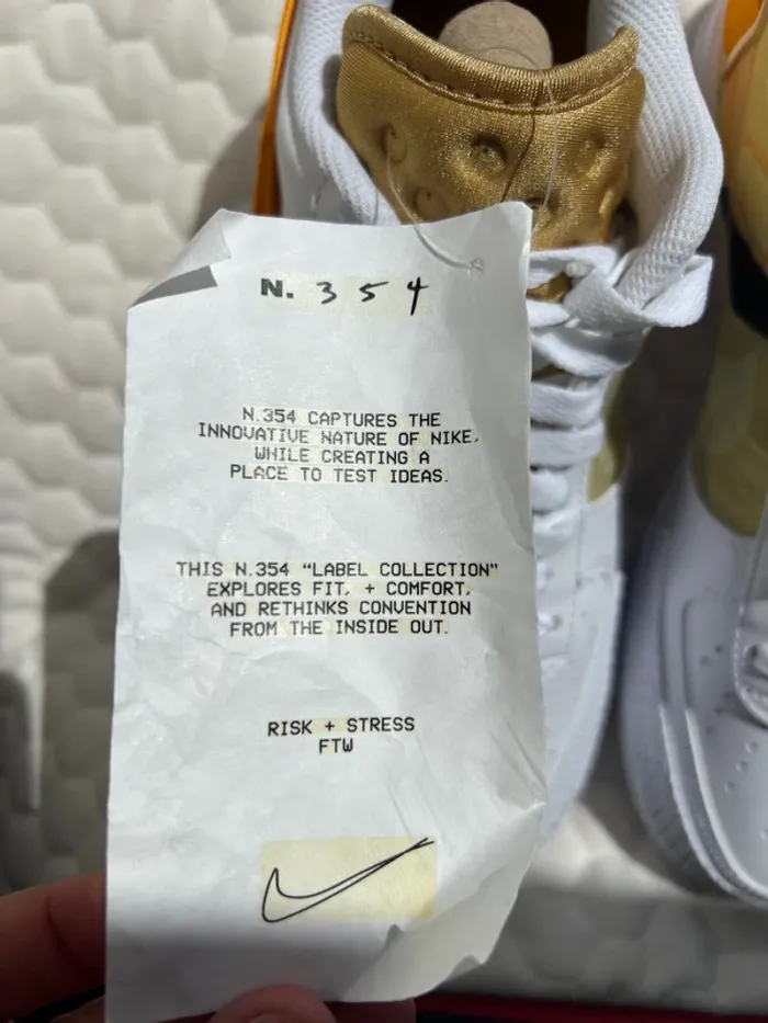 Nike air force 1 type blanche 40.5 - photo numéro 6