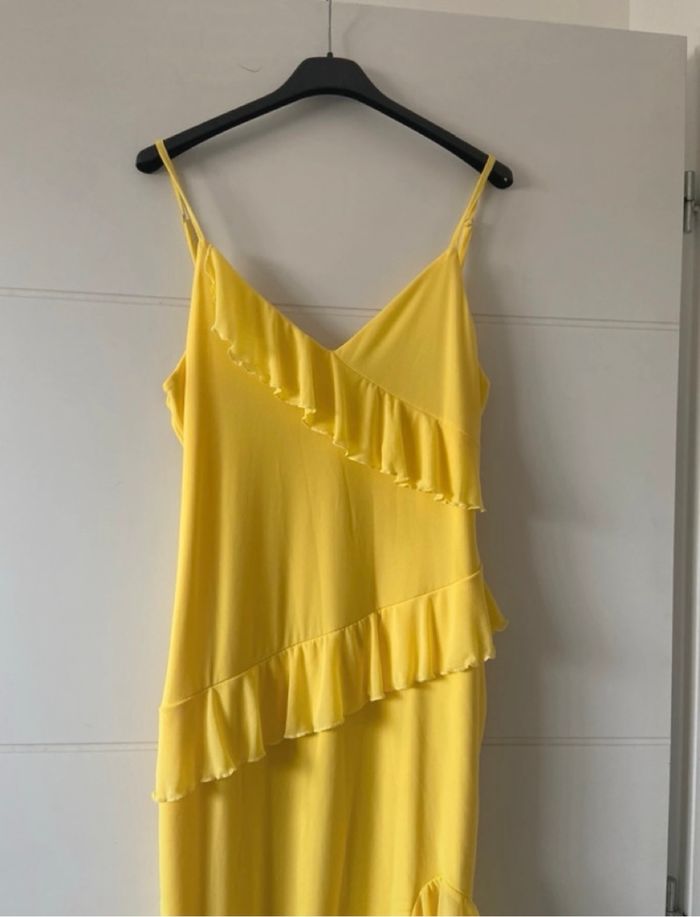Robe jaune longue taille L - photo numéro 2