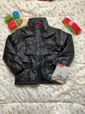 coupe vent imperméable noir 4 ans tissaia