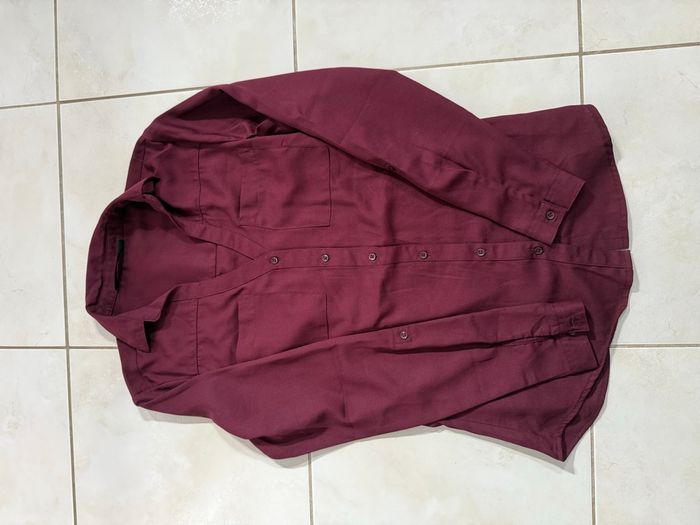 Chemise violette