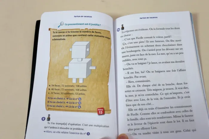 Roman-jeux pour réviser "L'énigme des vacances" du CM1 au CM2 (9-10 ans) Nathan - photo numéro 3