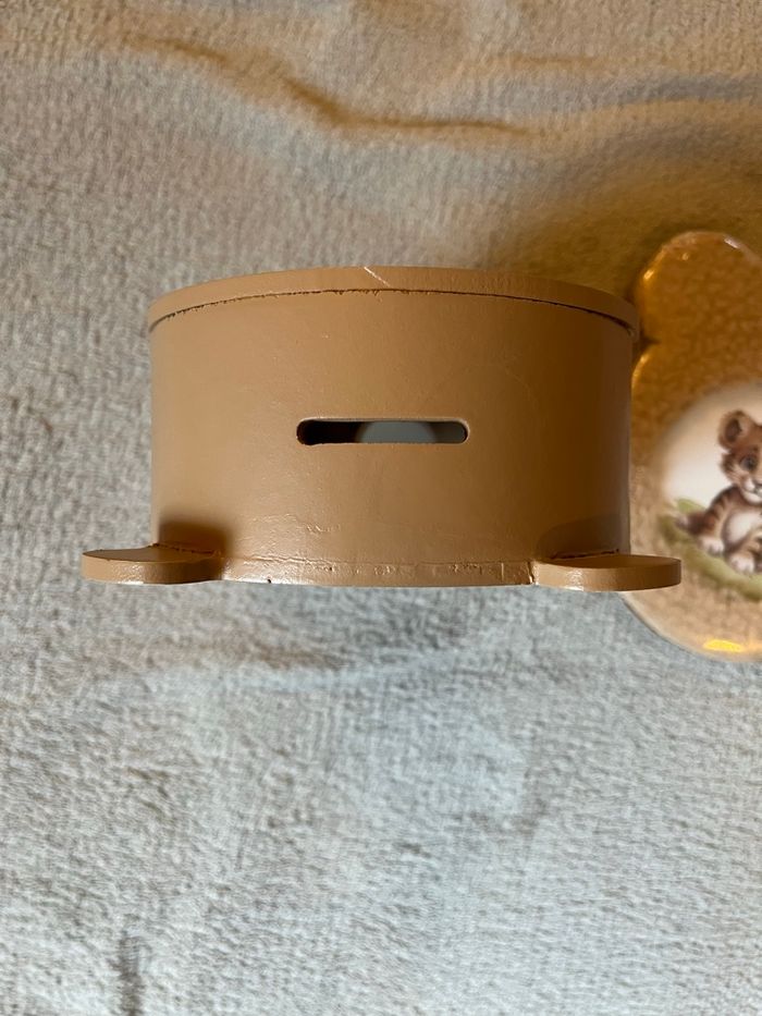 Tirelire et cadre ourson bébé