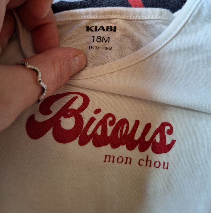 Tee-shirt manches longues Kiabi 18 mois - photo numéro 3
