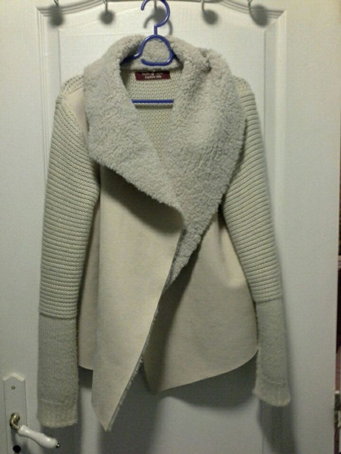 Veste imitation fourrure
