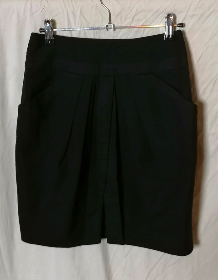 Mini-jupe noire plissée taille 34 Comptoir des cotonniers - photo numéro 9