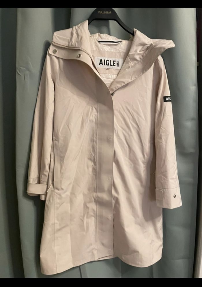 Veste aigle beige
