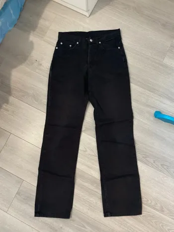 Jean taille haute noir