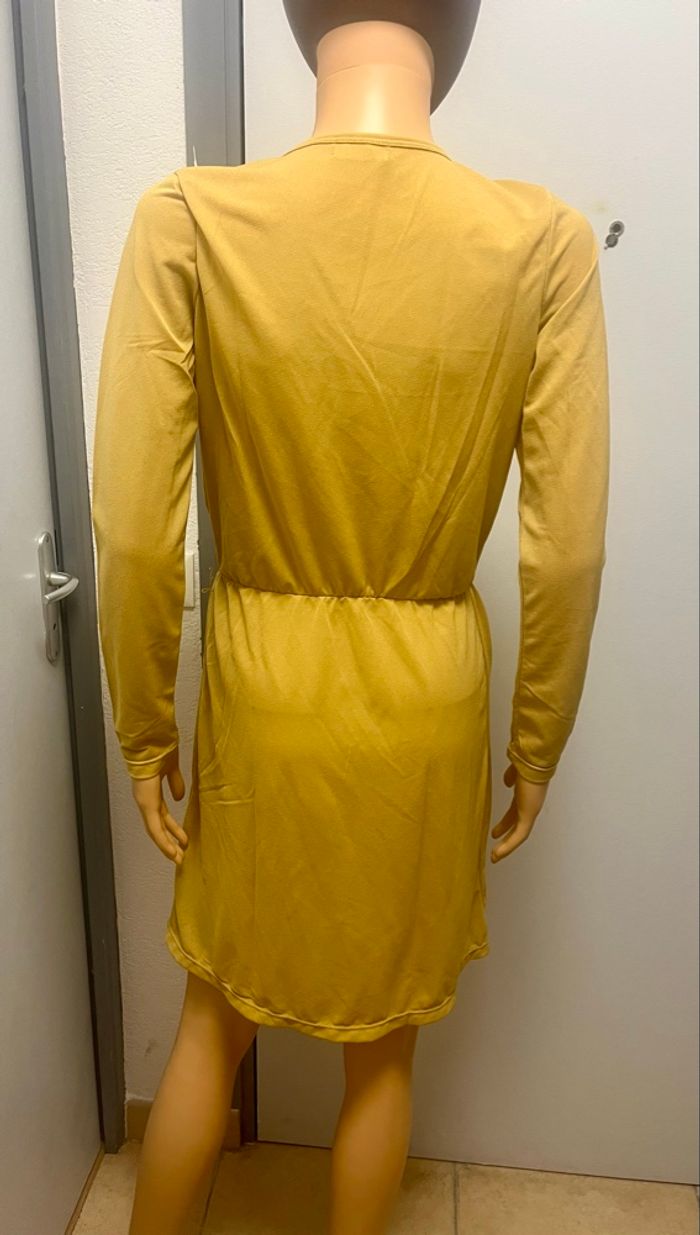 Robe moutarde tex - photo numéro 5