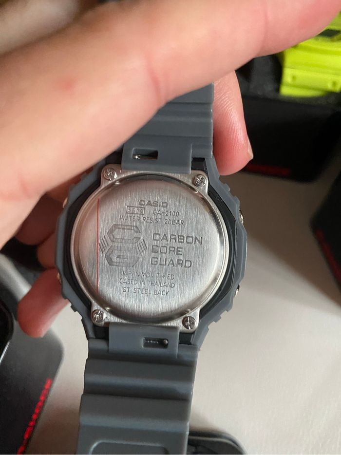 Montre G Shock gris orange - photo numéro 3