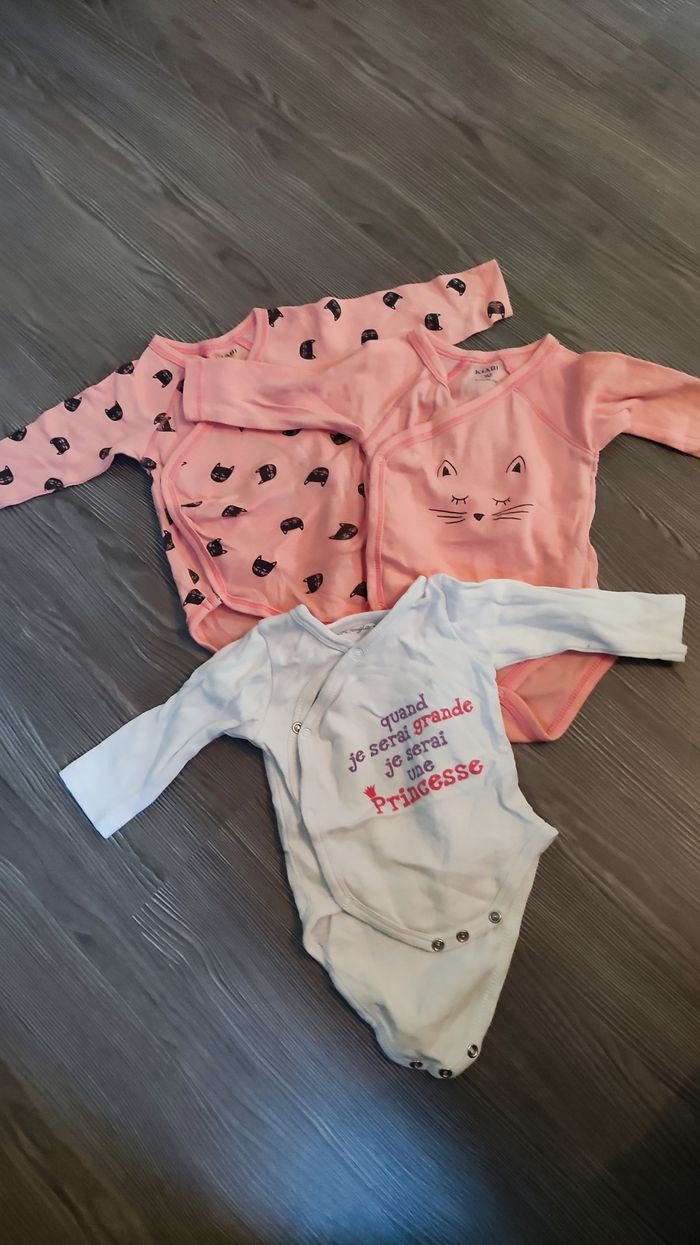 3 Bodies manches longues