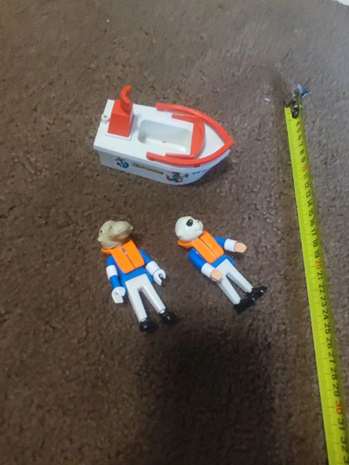 lot barque + 2 personnages zooland - photo numéro 3