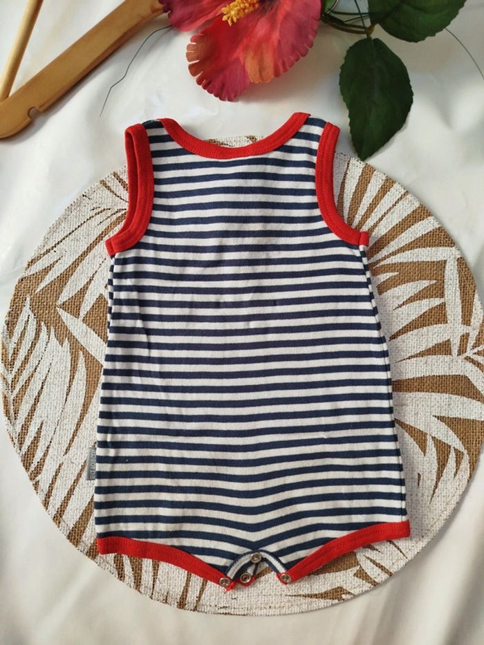 Barboteuse garçon marin marinière - photo numéro 4