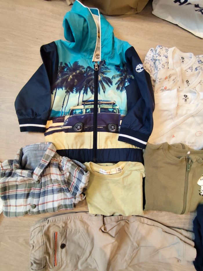 Mot vêtements garçon 9/12 mois - photo numéro 3