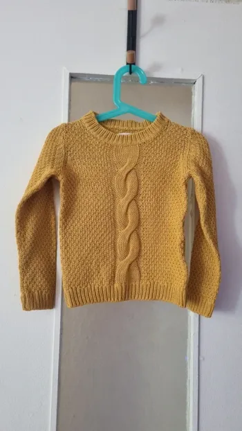 Pull moutarde taille 5 ans creeks