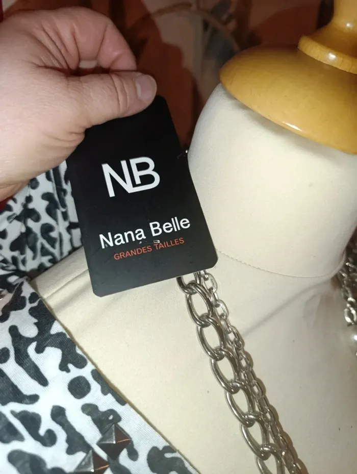 Magnifique blouse Nana Belle neuve avec étiquette taille 50 - photo numéro 8
