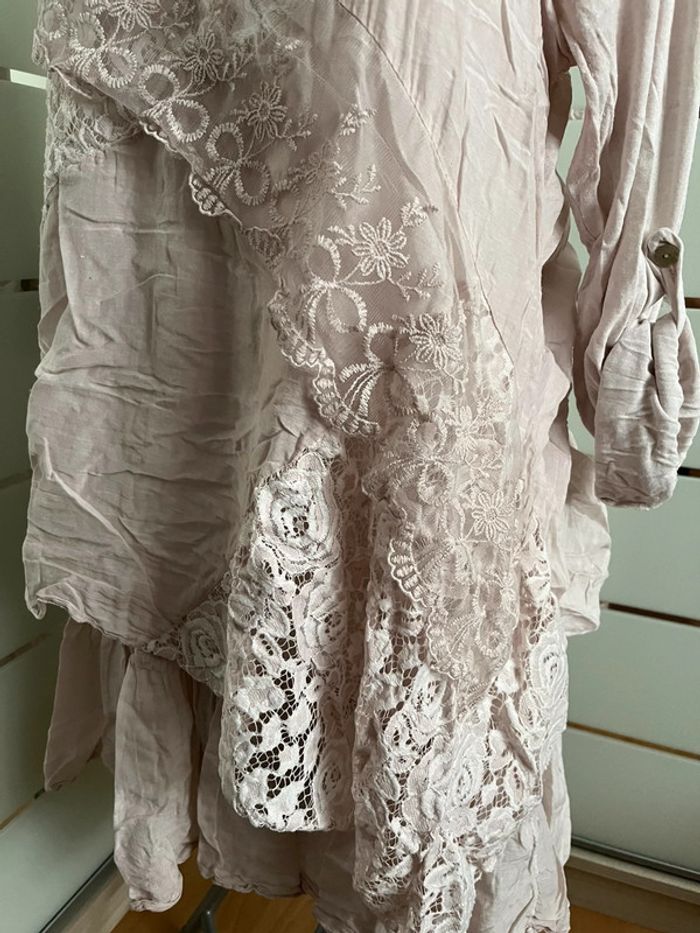 Tunique rose pale taille unique - photo numéro 3