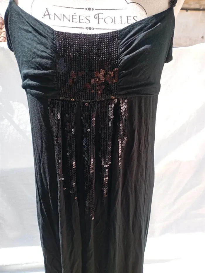 Robe longue noire Grain de Malice taille L - photo numéro 3