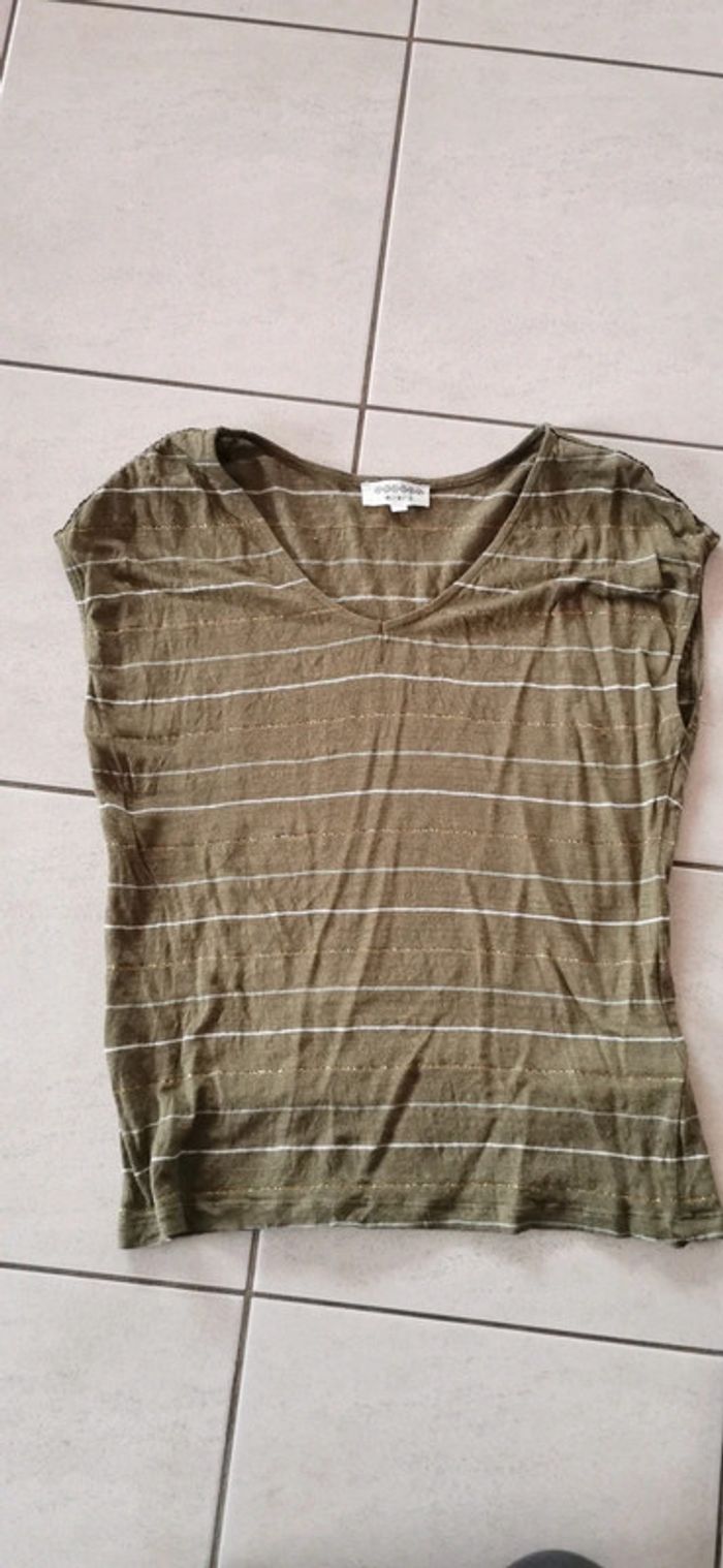Tee shirt vert brillant