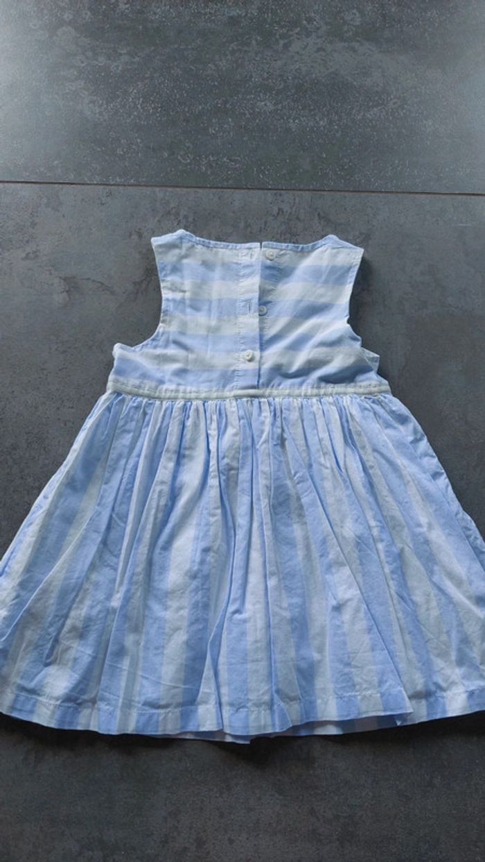 Robe bleu lavande blanc - photo numéro 4