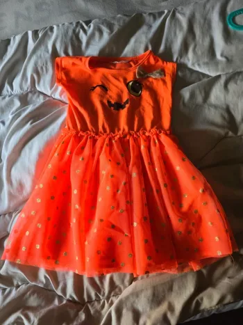 Robe citrouille halloween