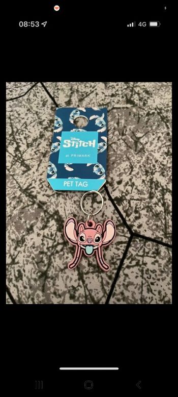 Porte clé angel stitch Disney neuf