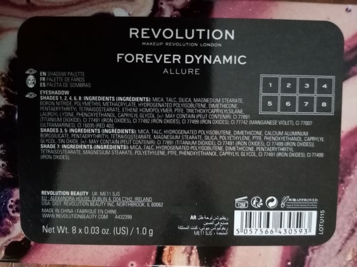 Shadow palette Révolution (Allure) - photo numéro 5