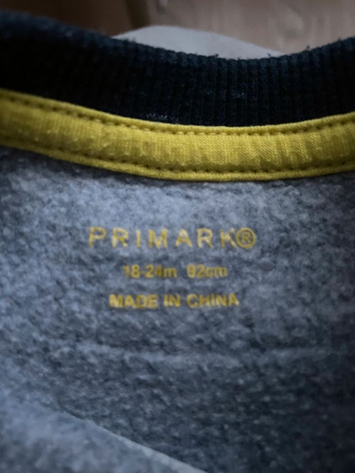 Pull bleu marine ours en relief garçon 18-24 mois - photo numéro 3