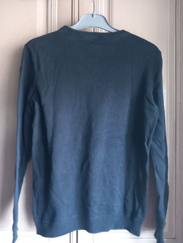 Pull fin bleu marine 12 ans Kiabi - photo numéro 6