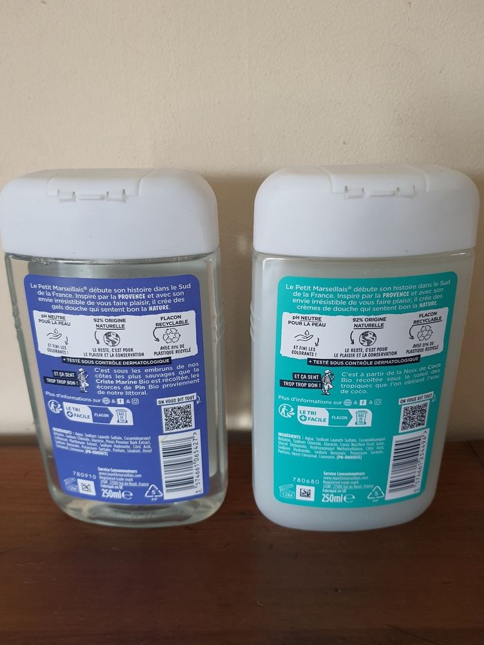 Lot de 2 gels douche Le Petit Marseillais - photo numéro 4