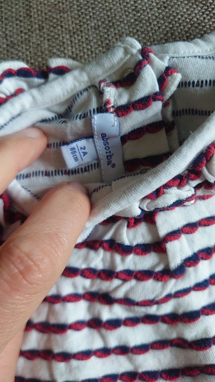 Tee shirt rayé Absorba - photo numéro 3