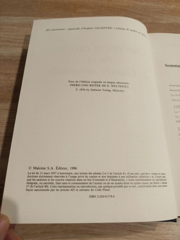 Livre chevaux et cavaliers de la seconde guerre mondiale - photo numéro 6