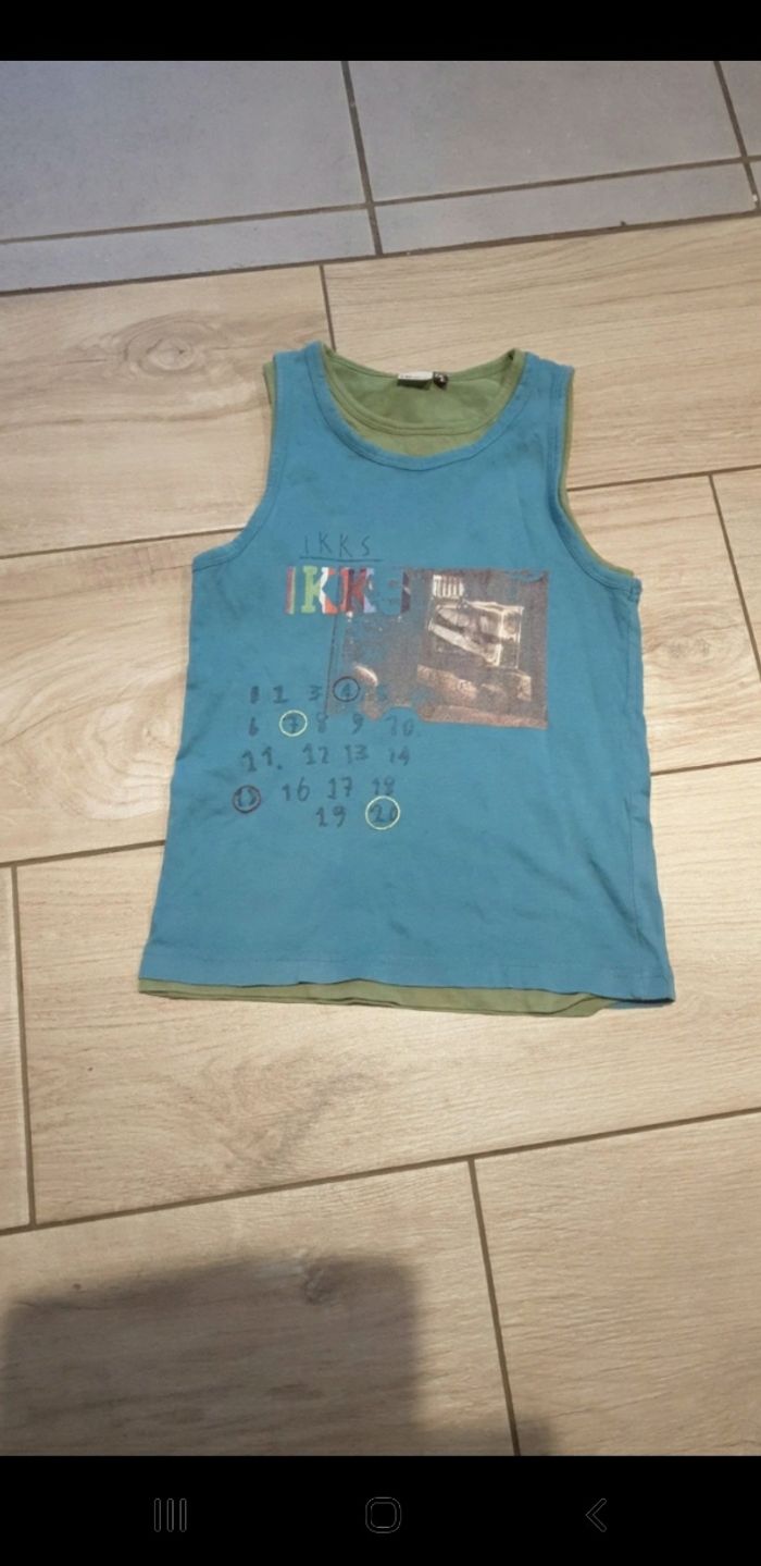 Débardeur garçon ikks 8 ans