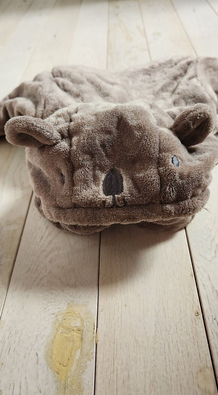 Combinaison chaude marron ours 🐻 taille 68 (6 mois) - photo numéro 5