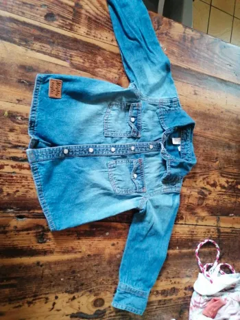 Chemise en jean 12 mois