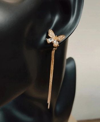 Boucles d'oreilles papillon fantaisie