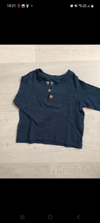 T-shirt manches longues 6 mois 