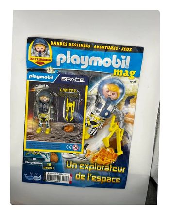 Playmobil Mag N°25 - Enzo l’astronaute + figurine (Pas de Vinted Go)